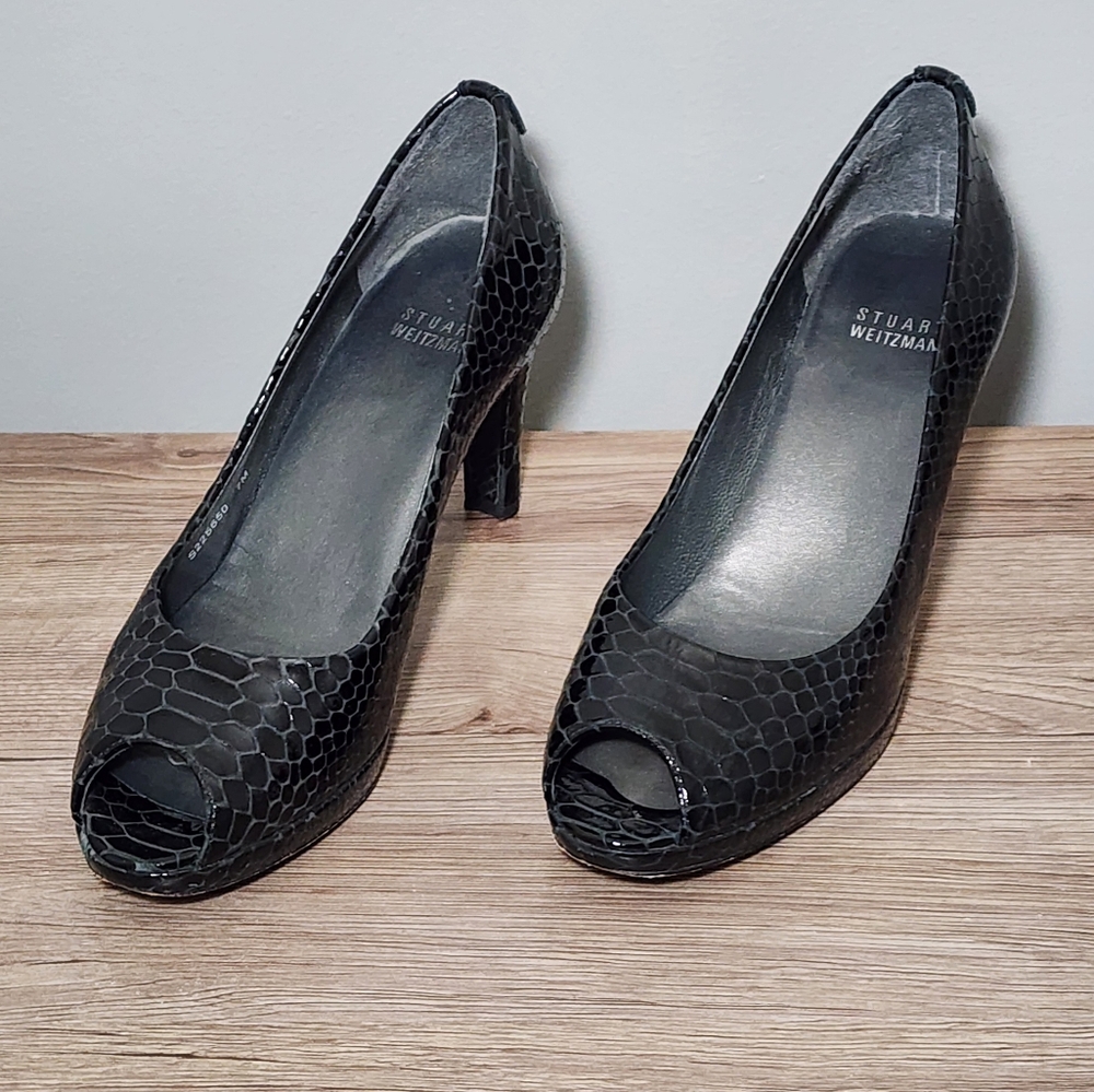 Stuart Weitzman Open Toe Heels - image 1